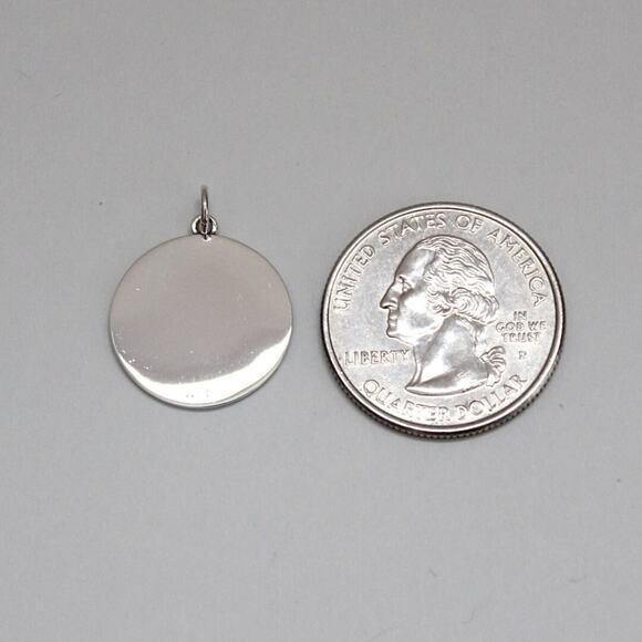 Sterling Silver Snow Covered Mountain Charm, Sterling Silver Mountain Top Charm - Picture 4 of 4